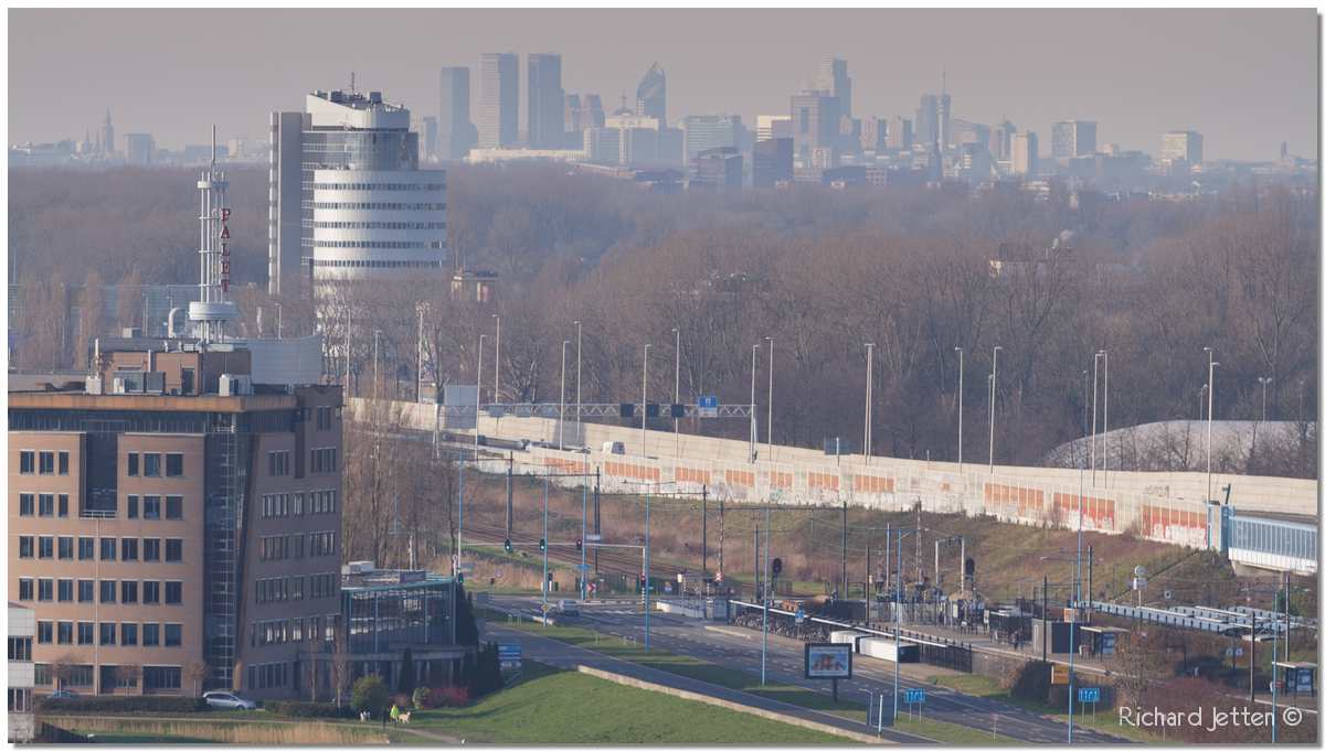 Zoetermeer van bovenaf bekeken.